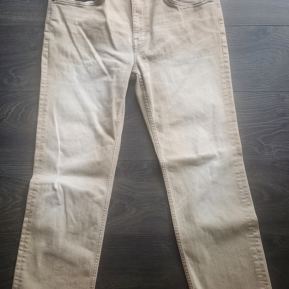 Goodfellow & Co Light Beige Slim Straight Jeans Size 36/30